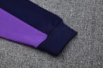 Real Madrid Retro full zipper training Suit - Image 11
