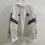 Real Madrid white hoodie