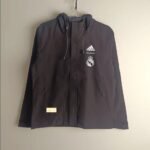 Real Madrid Black windbreaker