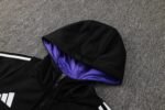 Adult/ Kids 2425 Real Madrid half zipper hoodie Training suit F612 - Image 4