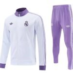 Adult/ Kids Retro real Madrid 2425 full zipper training suit