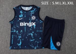 Chelsea 24/25 Sleevesless Training Suit D1244 - Image 3