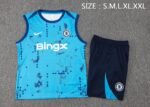 Chelsea 24/25 Sleevesless Training Suit D1194 - Image 7