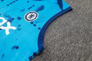 Chelsea 24/25 Sleevesless Training Suit D1194 - Image 9