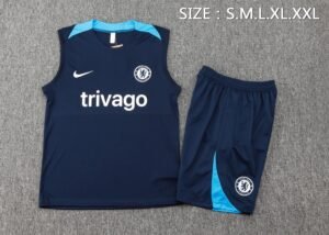 Chelsea 24/25 Sleevesless Training Suit D1032 - Image 3