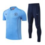 Man City Short Sleeves Long Pants