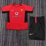 Kids Retro Manchester United 2002-04 Home Kit 16-28