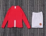 Kids Retro Manchester united 07/08 Home Kit Long Sleeves 16-28 - Image 2
