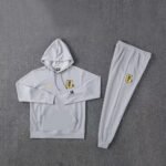 Manchester united Hoodie Gray Suit - Image 3