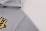 Manchester united Hoodie Gray Suit - Image 7