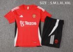 Adult/ Kids Manchester United 24/25 Short Sleeves Training suit  D1180 - Image 9