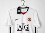 Retro Manchester United 08/09 Away White - Image 4