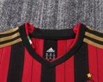 Kids Retro Kit AC Milan 13/14 Home - Image 3