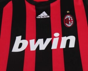 Kids Retro Kit AC Milan 08/09 Home - Image 4