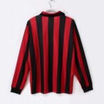 Retro 88/89 AC Milan Home Long Sleeve - Image 2