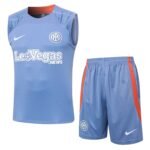 2425 vest Inter Milan light grey / blue Training Suit-