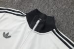 Adult/ Kids Juventus Full Zipper White/Gray Training Suit S_XXL - Image 7