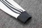 Adult/ Kids Juventus Full Zipper White/Gray Training Suit S_XXL - Image 9