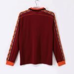 Retro Roma 98/99 Home Long Sleeves Jersey  S-XXL - Image 2