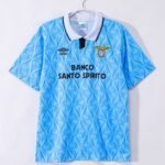 Retro Lazio 91/92 Home Kit X-XXl