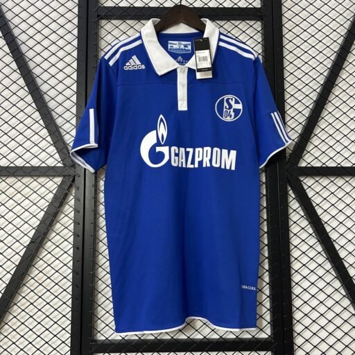 Retro 2010/11 Schalke 04 Home Kit S-XXL