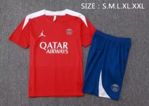 Paris training suit Red D1291 - Image 3