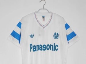 Retro 90/91 Olympique Marseille Home Soccer - Image 8