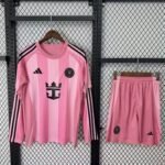 Inter Miami 25/26 Home Kit Long Sleeves