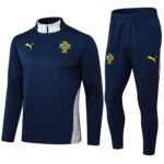 Adult/ Kids 2526 Portugal half zipper Training suit
