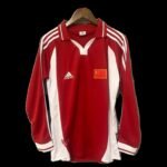 Retro China 2001 Red  Long Sleeves S-XXL