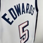 2024 Olympic Basketball USA White No.5 EDWARDS - Image 6