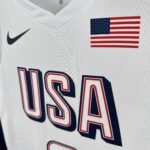 2024 Olympic Basketball USA White No.8 Leonard - Image 4