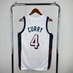 2024 Olympic Basketball USA White No.4 Curry - Image 2