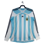 Retro  Argentina 2006 Home Long Seeves