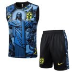 Brasil Sleevesless Training Suit Blue D1217