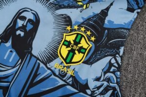 Brasil Sleevesless Training Suit Blue D1217 - Image 5