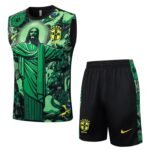 Brasil Sleevesless Training Suit Green D1229