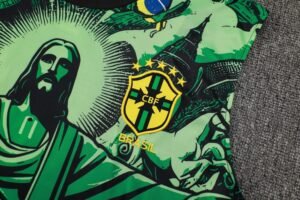 Brasil Sleevesless Training Suit Green D1229 - Image 3