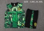 Brasil Sleevesless Training Suit Green D1229 - Image 9