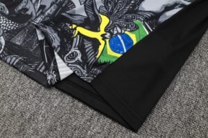 Brasil Sleevesless Training Suit Black D1215 - Image 4