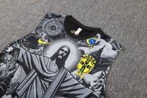 Brasil Sleevesless Training Suit Black D1215 - Image 5