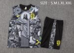 Brasil Sleevesless Training Suit Black D1215 - Image 8