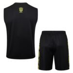 Brasil Sleevesless Training Suit Yellow D1214 - Image 2