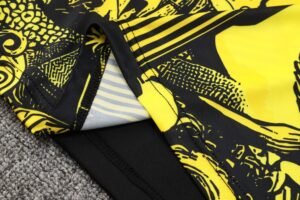 Brasil Sleevesless Training Suit Yellow D1214 - Image 4