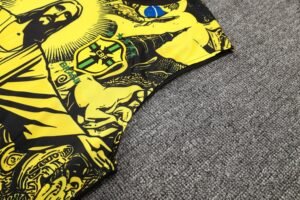 Brasil Sleevesless Training Suit Yellow D1214 - Image 5