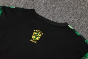 Brasil 2425 Short Sleeves Training Suit Green S-XXL - Image 3