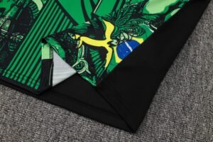 Brasil 2425 Short Sleeves Training Suit Green S-XXL - Image 5