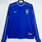 Retro 1998 Brasil Away Long Sleeves size S-XXL