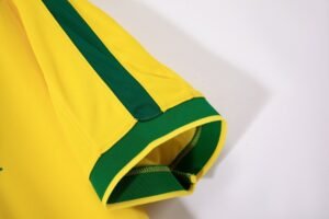 Retro  Brazil 1997 Home Yellow - Image 4