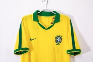 Retro  Brazil 1997 Home Yellow - Image 5